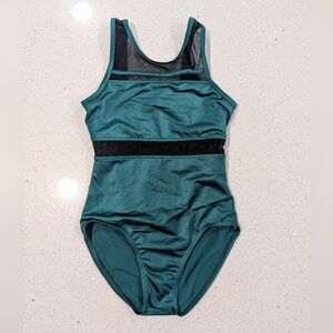 CHRISTMAS GREEN Balera Gymnastics Dance Ballet Leotard CM Medium Evergreen XMAS